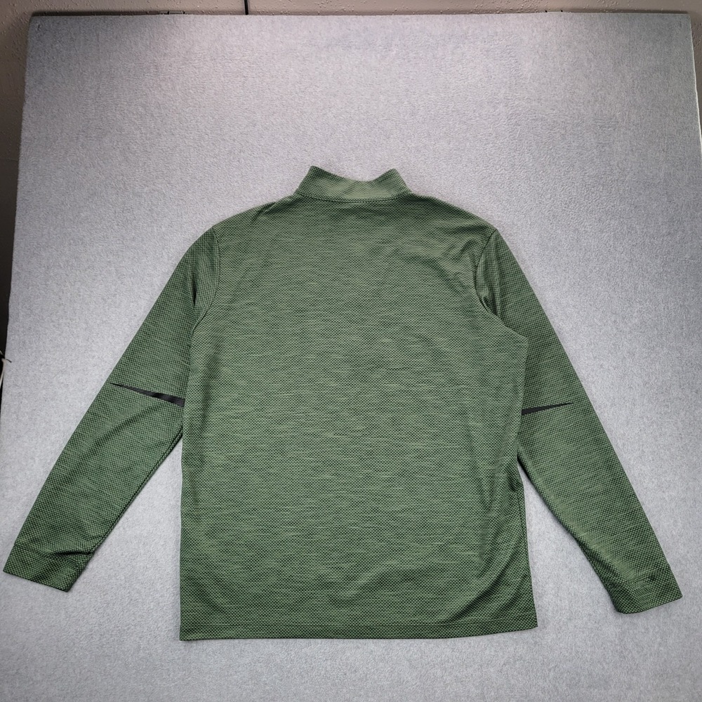 Columbia Pullover Mens Large Green Ohio Bobcats Quarter Zip Textured RN 138859 - Picture 11 of 12